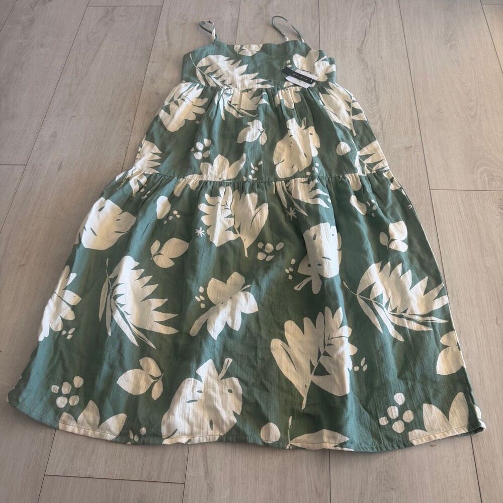 Oneill Cecily Dress - Lilly Pad Green size S